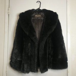 American Signature Coat Fake Fur Wrap Size Medium